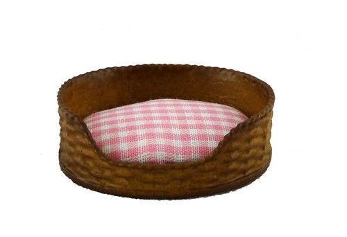 Dolls house dog cat - dolls, bed