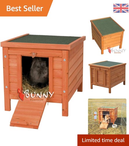 Natural wooden hide house for - natural,