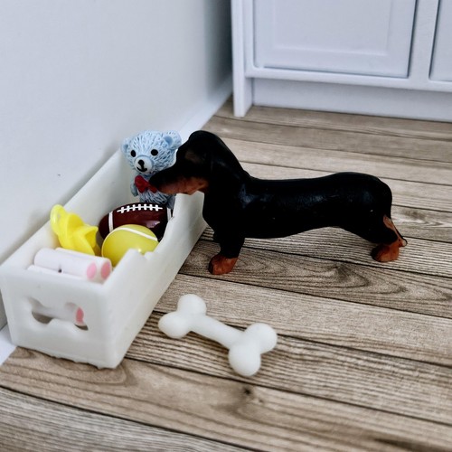 Dolls house dog toy - dolls,