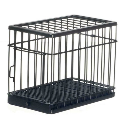 Dolls house large black metal - dolls,