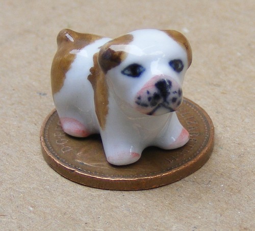 Dolls house puppy - dolls,