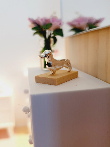 Sausage dog wooden stand - sausage,
