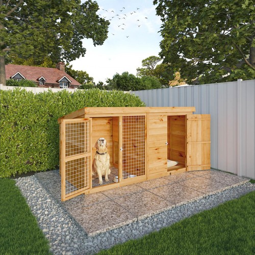 Wooden dog kennel run - 8, 4