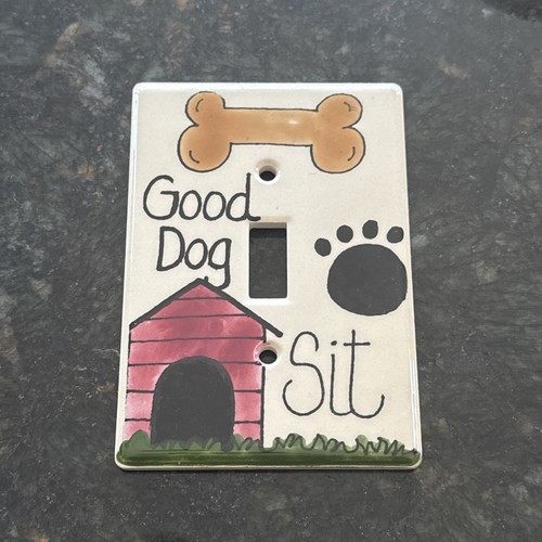 Vintage ceramic good dog - ceramic, “good