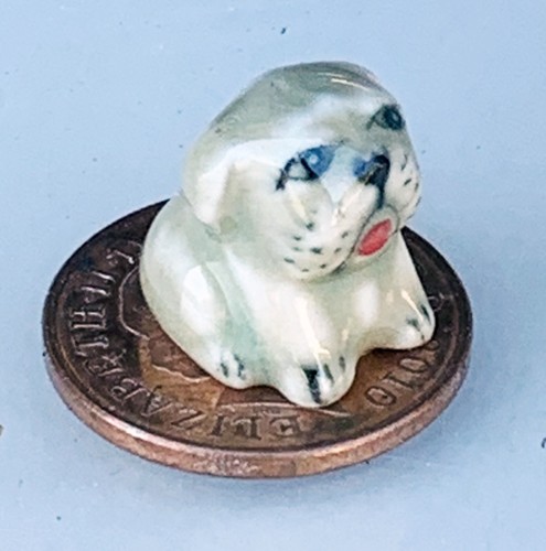 Dolls house ceramic dog light - house,