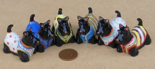 Dolls house scottie dog - dolls,