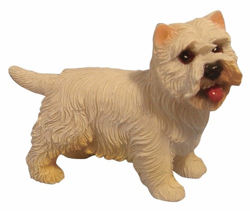 Standing westie dog dolls - standing,