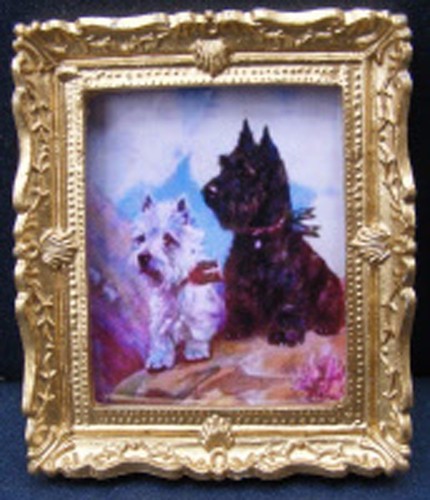 Dolls house scottie dogs - house,