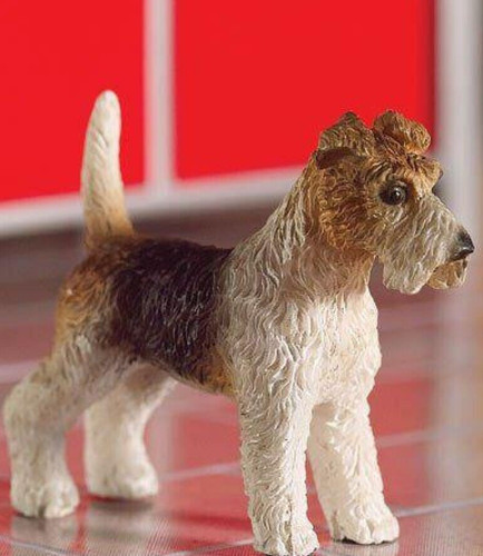 Dolls house fox terrier - 1/12,